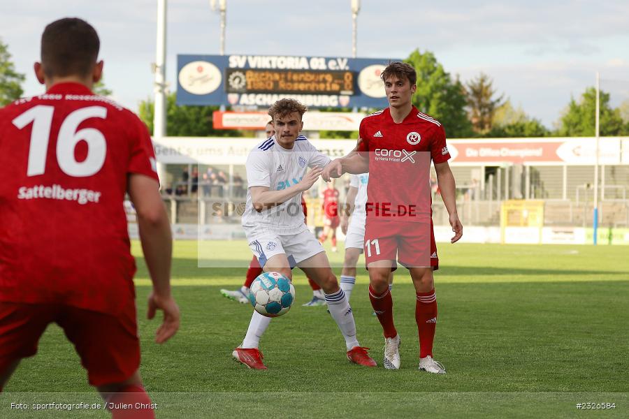Tim Littmann, Stadion am Schönbusch, Aschaffenburg, 06.05.2022, BFV, sport, action, Mai 2022, Saison 2021/2022, Fussball, RLB, Regionalliga Bayern, TSV, SVA, TSV 1860 Rosenheim, SV Viktoria Aschaffenburg - Bild-ID: 2326584