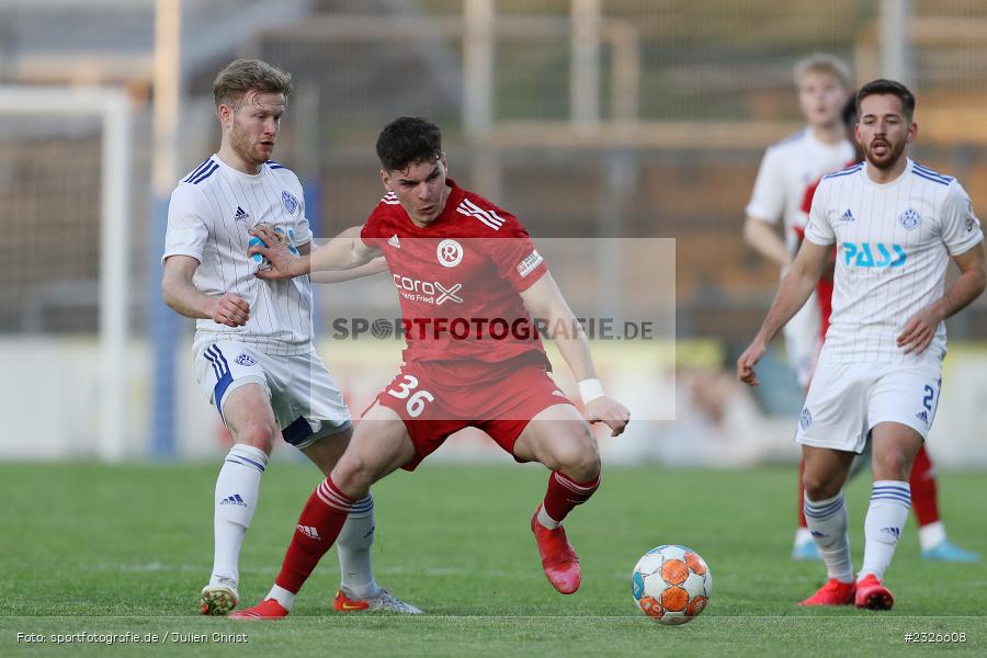 Laurin Demolli, Stadion am Schönbusch, Aschaffenburg, 06.05.2022, BFV, sport, action, Mai 2022, Saison 2021/2022, Fussball, RLB, Regionalliga Bayern, TSV, SVA, TSV 1860 Rosenheim, SV Viktoria Aschaffenburg - Bild-ID: 2326608
