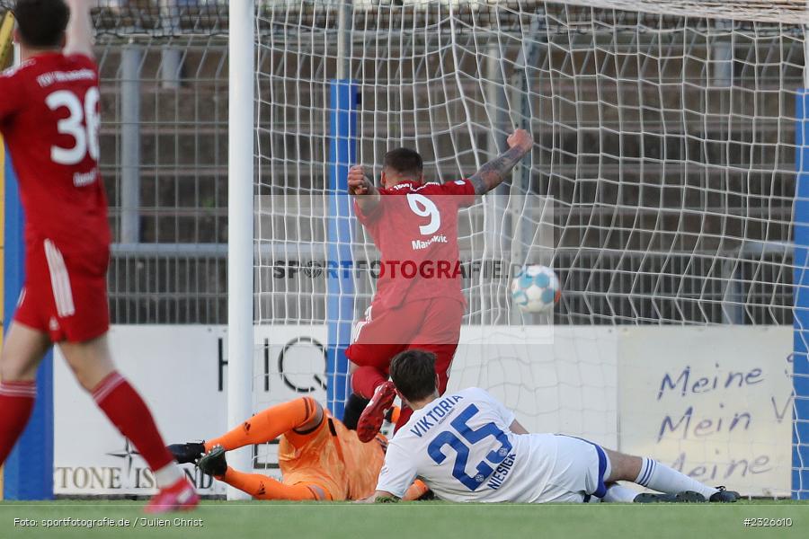 Sascha Marinkovic, Stadion am Schönbusch, Aschaffenburg, 06.05.2022, BFV, sport, action, Mai 2022, Saison 2021/2022, Fussball, RLB, Regionalliga Bayern, TSV, SVA, TSV 1860 Rosenheim, SV Viktoria Aschaffenburg - Bild-ID: 2326610