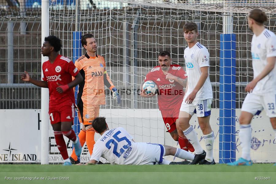 Sascha Marinkovic, Stadion am Schönbusch, Aschaffenburg, 06.05.2022, BFV, sport, action, Mai 2022, Saison 2021/2022, Fussball, RLB, Regionalliga Bayern, TSV, SVA, TSV 1860 Rosenheim, SV Viktoria Aschaffenburg - Bild-ID: 2326611