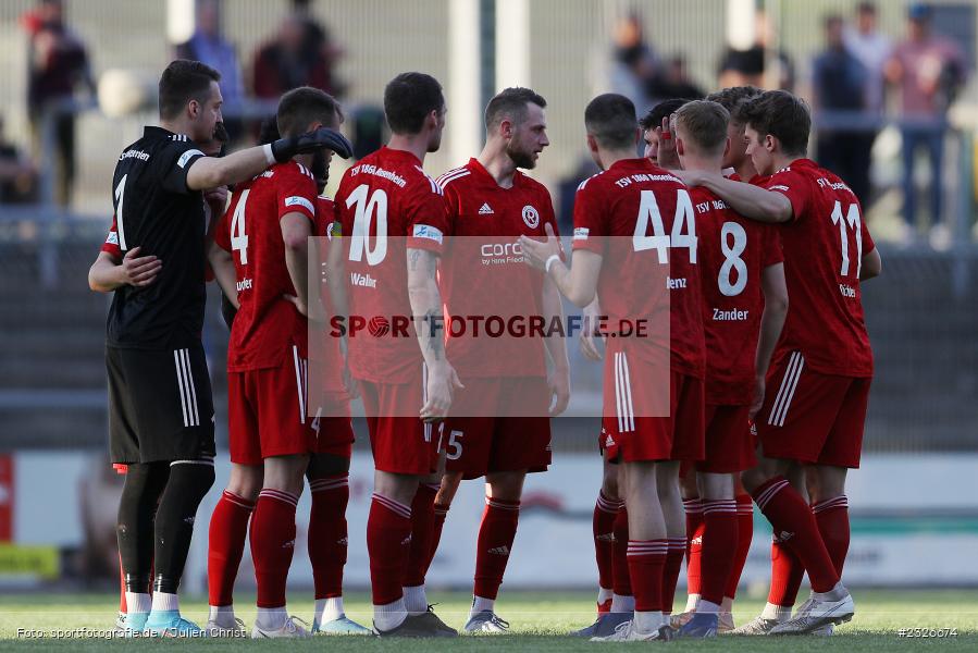 Mannschaftskreis, Stadion am Schönbusch, Aschaffenburg, 06.05.2022, BFV, sport, action, Mai 2022, Saison 2021/2022, Fussball, RLB, Regionalliga Bayern, TSV, SVA, TSV 1860 Rosenheim, SV Viktoria Aschaffenburg - Bild-ID: 2326674