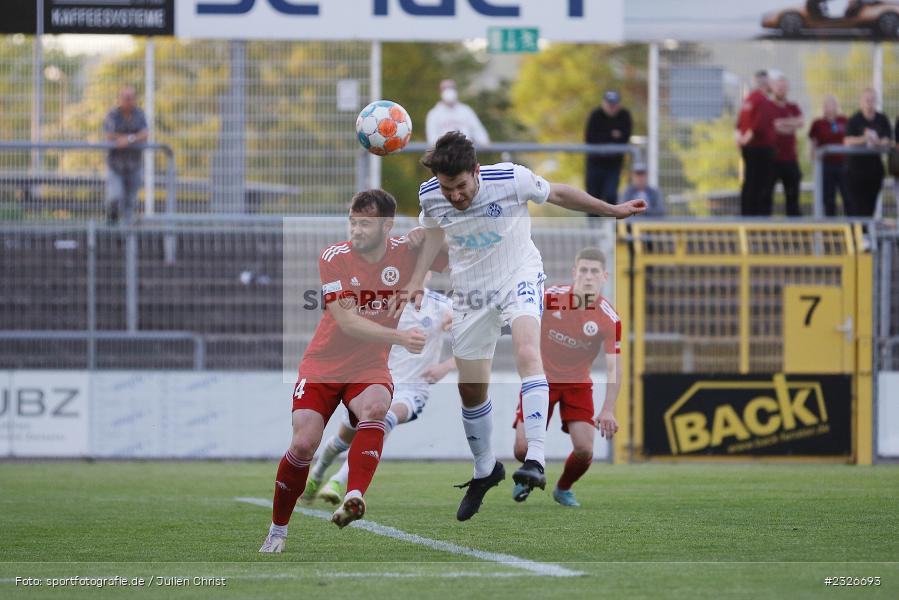 Elias Niesigk, Stadion am Schönbusch, Aschaffenburg, 06.05.2022, BFV, sport, action, Mai 2022, Saison 2021/2022, Fussball, RLB, Regionalliga Bayern, TSV, SVA, TSV 1860 Rosenheim, SV Viktoria Aschaffenburg - Bild-ID: 2326693