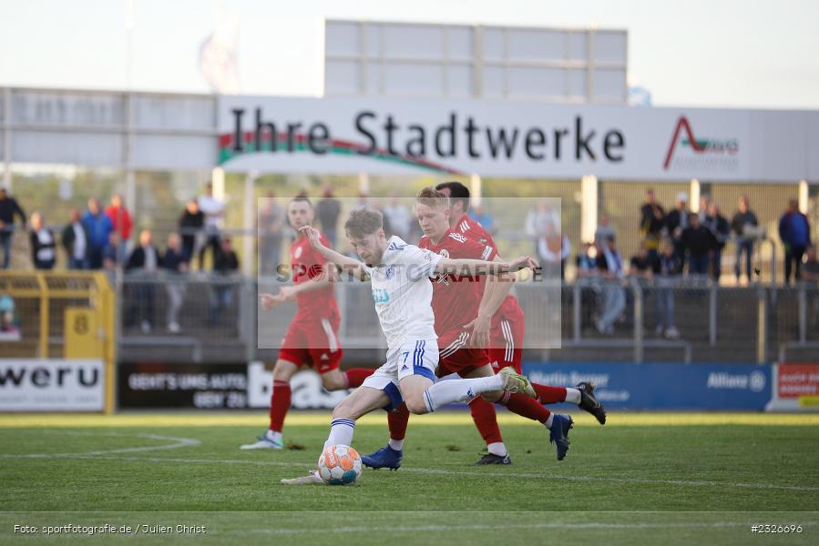 Benedict Laverty, Stadion am Schönbusch, Aschaffenburg, 06.05.2022, BFV, sport, action, Mai 2022, Saison 2021/2022, Fussball, RLB, Regionalliga Bayern, TSV, SVA, TSV 1860 Rosenheim, SV Viktoria Aschaffenburg - Bild-ID: 2326696