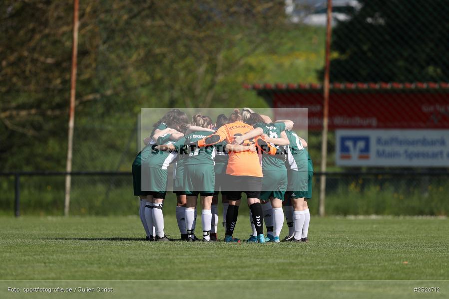 Mannschaftskreis, Sportgelände, Karsbach, 07.05.2022, BFV, sport, action, Mai 2022, Saison 2021/2022, Fussball, Bezirksoberliga Frauen, BOL, FWK, FCK, FC Würzburger Kickers II, FC Karsbach - Bild-ID: 2326712