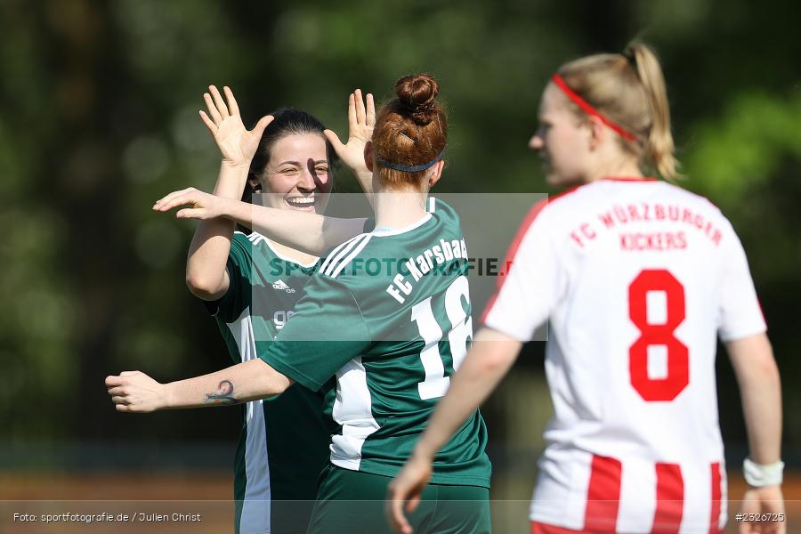 Torjubel, Denise Nehls, Sportgelände, Karsbach, 07.05.2022, BFV, sport, action, Mai 2022, Saison 2021/2022, Fussball, Bezirksoberliga Frauen, BOL, FWK, FCK, FC Würzburger Kickers II, FC Karsbach - Bild-ID: 2326725
