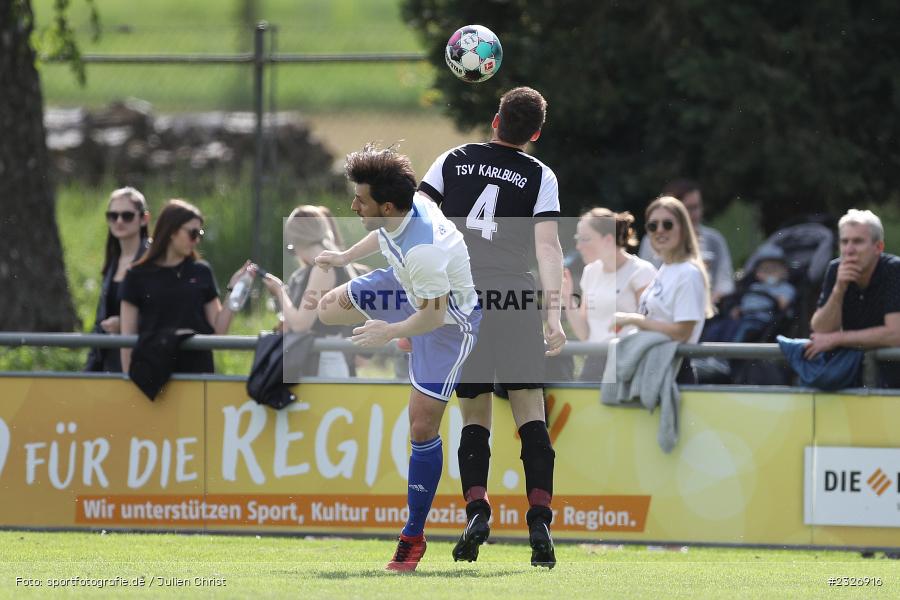 Lorenz Liebler, Sportgelände, Karlstadt-Karlburg, 07.05.2022, BFV, sport, action, Mai 2022, Saison 2021/2022, Fussball, Gruppe 2, Kreisliga Würzburg, TSV, TSV Duttenbrunn, TSV Karlburg II - Bild-ID: 2326916