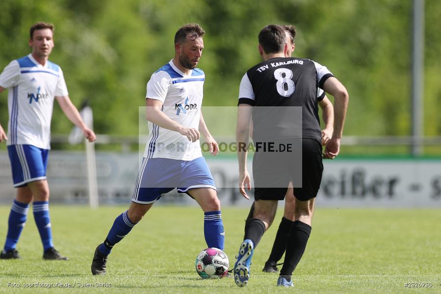 Dominik Knorr, Sportgelände, Karlstadt-Karlburg, 07.05.2022, BFV, sport, action, Mai 2022, Saison 2021/2022, Fussball, Gruppe 2, Kreisliga Würzburg, TSV, TSV Duttenbrunn, TSV Karlburg II - Bild-ID: 2326930