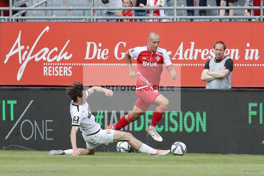 Tobias Kraulich, FLYERALARM Arena, Würzburg, 08.05.2022, DFL, sport, action, Mai 2022, Saison 2021/2022, Fussball, 3. Liga, HFC, FCW, Hallescher FC, FC Würzburger Kickers - Bild-ID: 2326956 Tobias Kraulich, FLYERALARM Arena, Würzburg, 08.05.2022, DFL, sport, action, Mai 2022, Saison 2021/2022, Fussball, 3. Liga, HFC, FCW, Hallescher FC, FC Würzburger Kickers - Bild-ID: 2326956