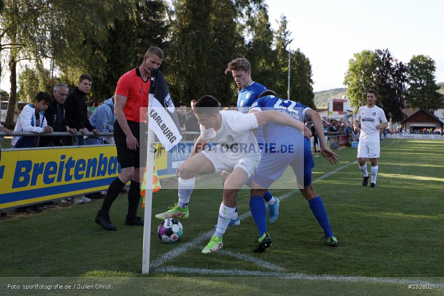 Paul Obrusnik, Fabio Gobbo, Sportgelände, Karlstadt-Karlburg, 25.05.2022, BFV, sport, action, Mai 2022, Fussball, Relegation, Bayernliga Nord, WFV, F04, TSV, Würzburger FV, TSV Karlburg - Bild-ID: 2328021