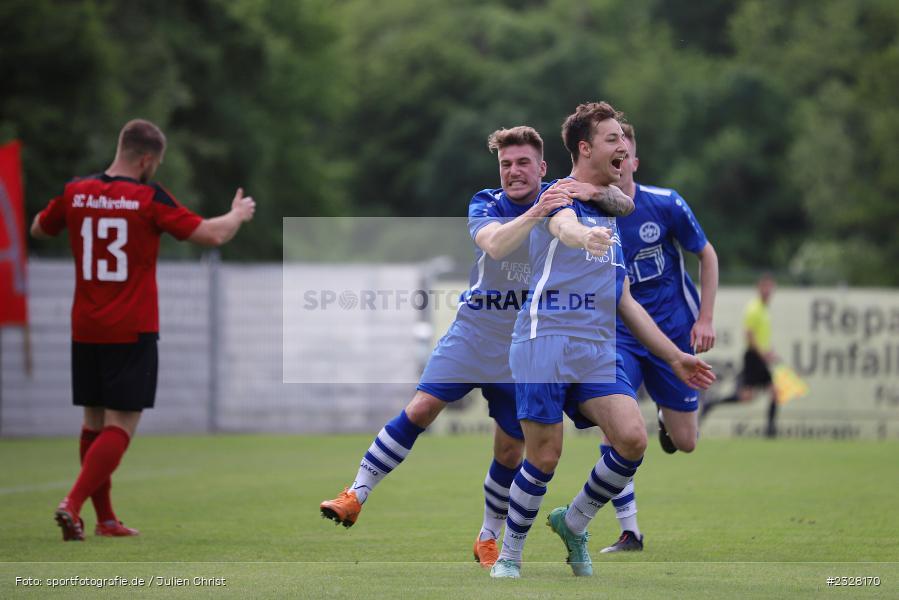 Torjubel, Emotionen, Michael Winkler, Sportgelände, Rimpar, 26.05.2022, BFV, sport, action, Mai 2022, Fussball, Runde 1, Relegation, Landesliga Nordwest, SC Aufkirchen, ASV Rimpar - Bild-ID: 2328170