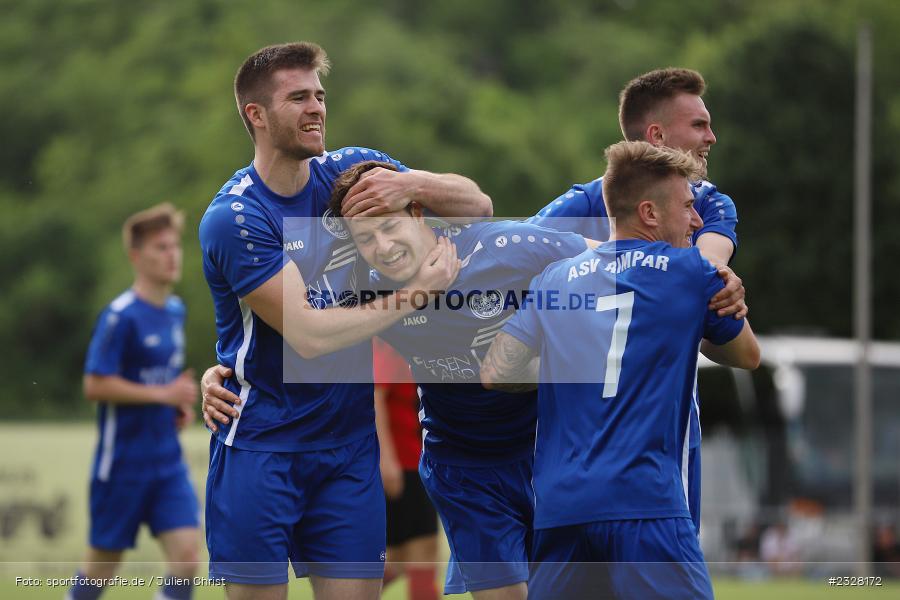 Torjubel, Emotionen, Michael Winkler, Sportgelände, Rimpar, 26.05.2022, BFV, sport, action, Mai 2022, Fussball, Runde 1, Relegation, Landesliga Nordwest, SC Aufkirchen, ASV Rimpar - Bild-ID: 2328172