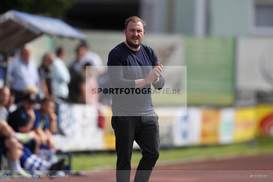 Cheftrainer, Maik Mokos, Sportgelände, Rimpar, 26.05.2022, BFV, sport, action, Mai 2022, Fussball, Runde 1, Relegation, Landesliga Nordwest, SC Aufkirchen, ASV Rimpar - Bild-ID: 2328220