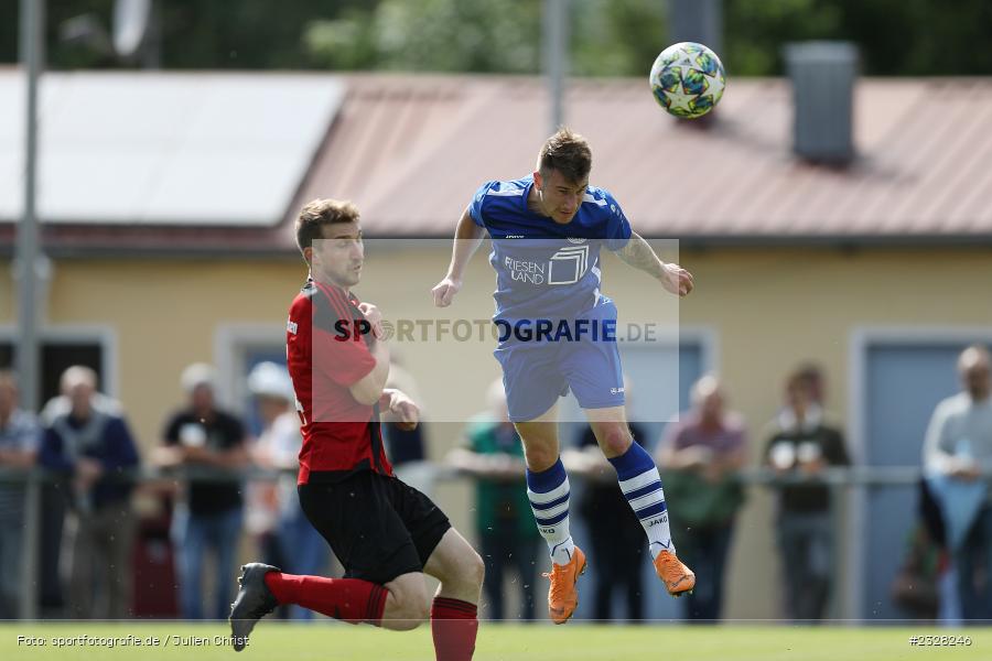 Alexander Belzner, Marco Kramosch, Sportgelände, Rimpar, 26.05.2022, BFV, sport, action, Mai 2022, Fussball, Runde 1, Relegation, Landesliga Nordwest, SC Aufkirchen, ASV Rimpar - Bild-ID: 2328246