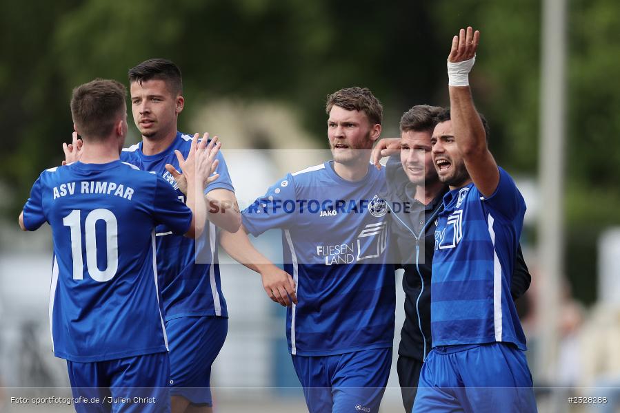 Emotionen, Torjubel, Marcel Heck, Sportgelände, Rimpar, 26.05.2022, BFV, sport, action, Mai 2022, Fussball, Runde 1, Relegation, Landesliga Nordwest, SC Aufkirchen, ASV Rimpar - Bild-ID: 2328288