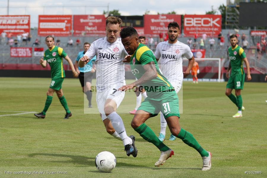 Ronny Marcos, FLYERALARM Arena, Würzburg, 25.06.2022, RLSW, BFV, sport, action, Fussball, Juni 2022, Saison 2022/2023, Regionalliga Südwest, Regionalliga Bayern, Testspiel, Landesfreundschaftsspiele, OFC, FWK, Kickers Offenbach, FC Würzburger Kickers - Bild-ID: 2332885