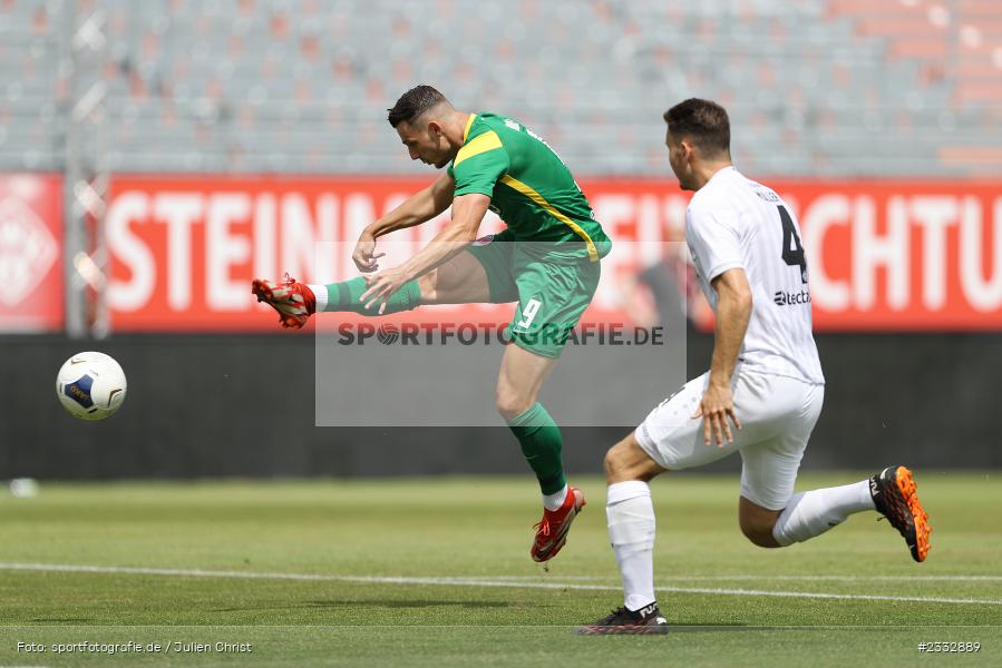 Tor, Törles Knöll, FLYERALARM Arena, Würzburg, 25.06.2022, RLSW, BFV, sport, action, Fussball, Juni 2022, Saison 2022/2023, Regionalliga Südwest, Regionalliga Bayern, Testspiel, Landesfreundschaftsspiele, OFC, FWK, Kickers Offenbach, FC Würzburger Kickers - Bild-ID: 2332889