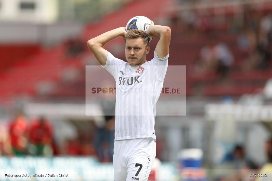 Thomas Haas, FLYERALARM Arena, Würzburg, 25.06.2022, RLSW, BFV, sport, action, Fussball, Juni 2022, Saison 2022/2023, Regionalliga Südwest, Regionalliga Bayern, Testspiel, Landesfreundschaftsspiele, OFC, FWK, Kickers Offenbach, FC Würzburger Kickers - Bild-ID: 2332962