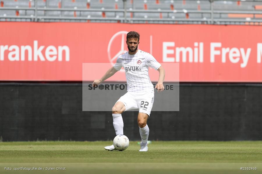 Daniel Hägele, FLYERALARM Arena, Würzburg, 25.06.2022, RLSW, BFV, sport, action, Fussball, Juni 2022, Saison 2022/2023, Regionalliga Südwest, Regionalliga Bayern, Testspiel, Landesfreundschaftsspiele, OFC, FWK, Kickers Offenbach, FC Würzburger Kickers - Bild-ID: 2332963