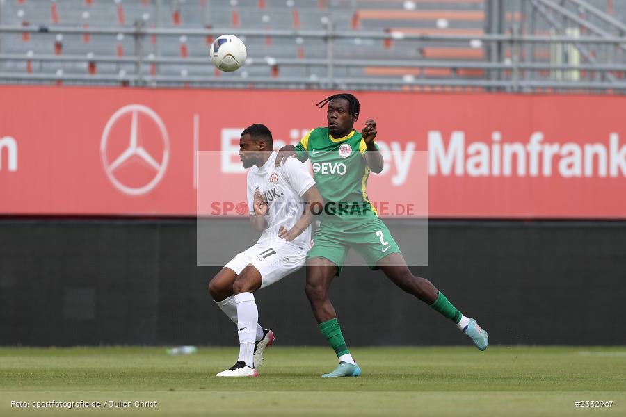 Shako Onangolo, FLYERALARM Arena, Würzburg, 25.06.2022, RLSW, BFV, sport, action, Fussball, Juni 2022, Saison 2022/2023, Regionalliga Südwest, Regionalliga Bayern, Testspiel, Landesfreundschaftsspiele, OFC, FWK, Kickers Offenbach, FC Würzburger Kickers - Bild-ID: 2332967