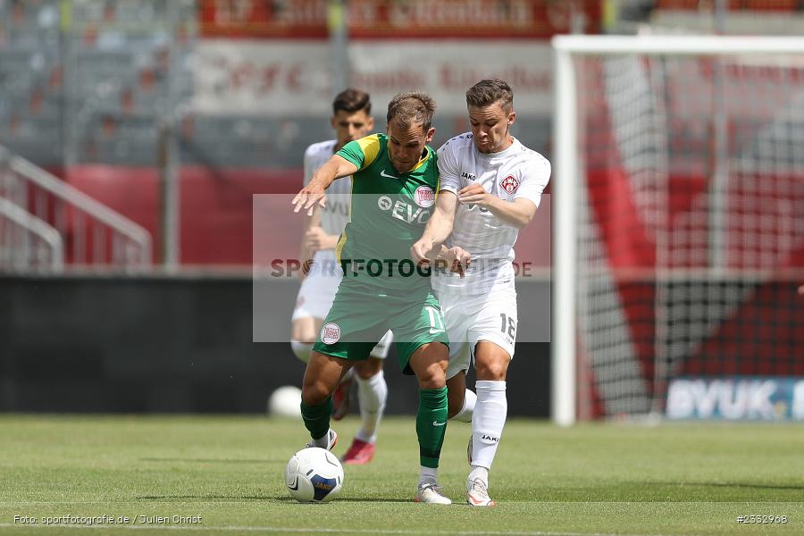 Christian Derflinger, FLYERALARM Arena, Würzburg, 25.06.2022, RLSW, BFV, sport, action, Fussball, Juni 2022, Saison 2022/2023, Regionalliga Südwest, Regionalliga Bayern, Testspiel, Landesfreundschaftsspiele, OFC, FWK, Kickers Offenbach, FC Würzburger Kickers - Bild-ID: 2332968