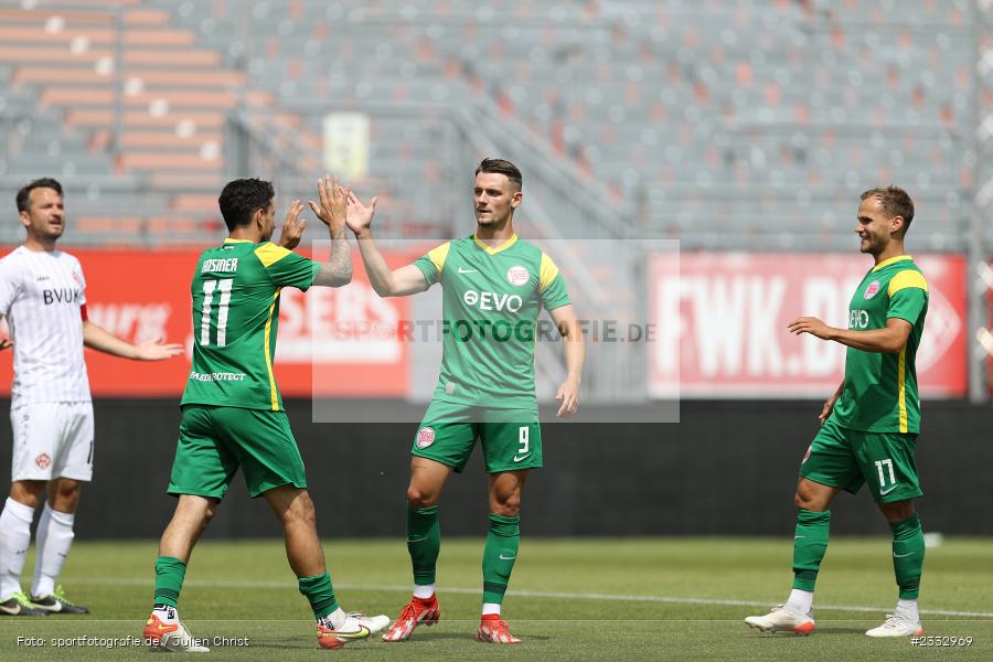 Törles Knöll, FLYERALARM Arena, Würzburg, 25.06.2022, RLSW, BFV, sport, action, Fussball, Juni 2022, Saison 2022/2023, Regionalliga Südwest, Regionalliga Bayern, Testspiel, Landesfreundschaftsspiele, OFC, FWK, Kickers Offenbach, FC Würzburger Kickers - Bild-ID: 2332969