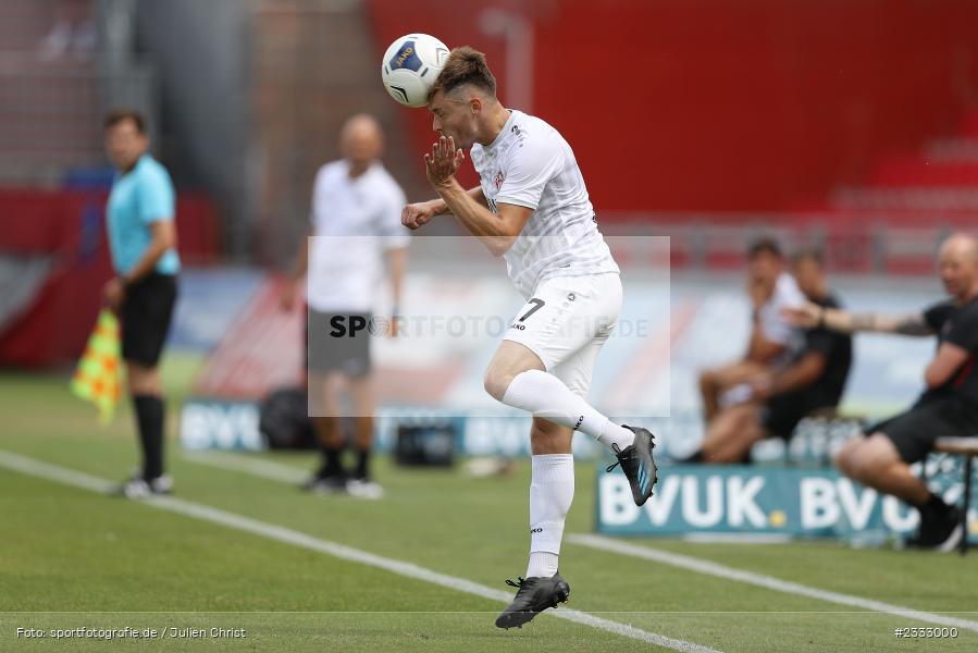 Thomas Haas, FLYERALARM Arena, Würzburg, 25.06.2022, RLSW, BFV, sport, action, Fussball, Juni 2022, Saison 2022/2023, Regionalliga Südwest, Regionalliga Bayern, Testspiel, Landesfreundschaftsspiele, OFC, FWK, Kickers Offenbach, FC Würzburger Kickers - Bild-ID: 2333000