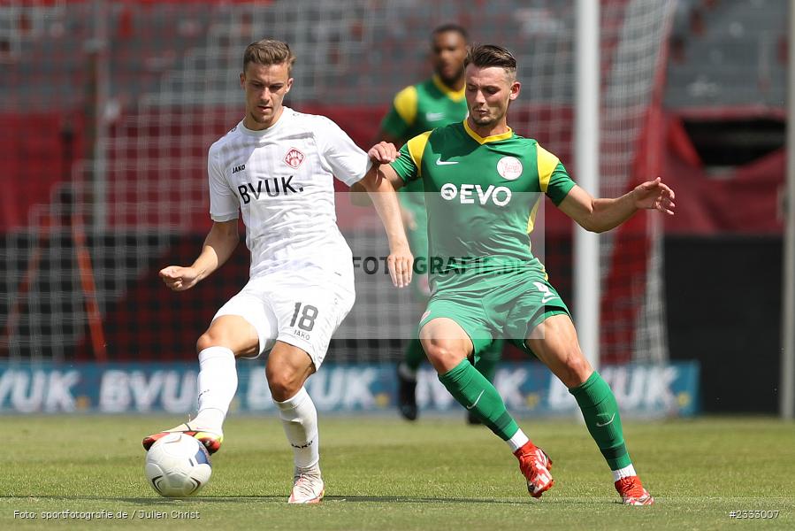 Maximilian Zaiser, FLYERALARM Arena, Würzburg, 25.06.2022, RLSW, BFV, sport, action, Fussball, Juni 2022, Saison 2022/2023, Regionalliga Südwest, Regionalliga Bayern, Testspiel, Landesfreundschaftsspiele, OFC, FWK, Kickers Offenbach, FC Würzburger Kickers - Bild-ID: 2333007