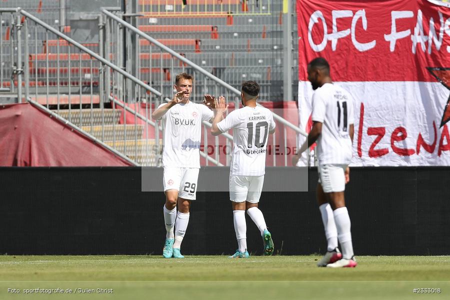 Franz Helmer, FLYERALARM Arena, Würzburg, 25.06.2022, RLSW, BFV, sport, action, Fussball, Juni 2022, Saison 2022/2023, Regionalliga Südwest, Regionalliga Bayern, Testspiel, Landesfreundschaftsspiele, OFC, FWK, Kickers Offenbach, FC Würzburger Kickers - Bild-ID: 2333018