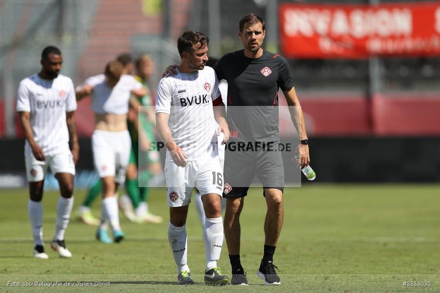 Peter Kurzweg, FLYERALARM Arena, Würzburg, 25.06.2022, RLSW, BFV, sport, action, Fussball, Juni 2022, Saison 2022/2023, Regionalliga Südwest, Regionalliga Bayern, Testspiel, Landesfreundschaftsspiele, OFC, FWK, Kickers Offenbach, FC Würzburger Kickers - Bild-ID: 2333030