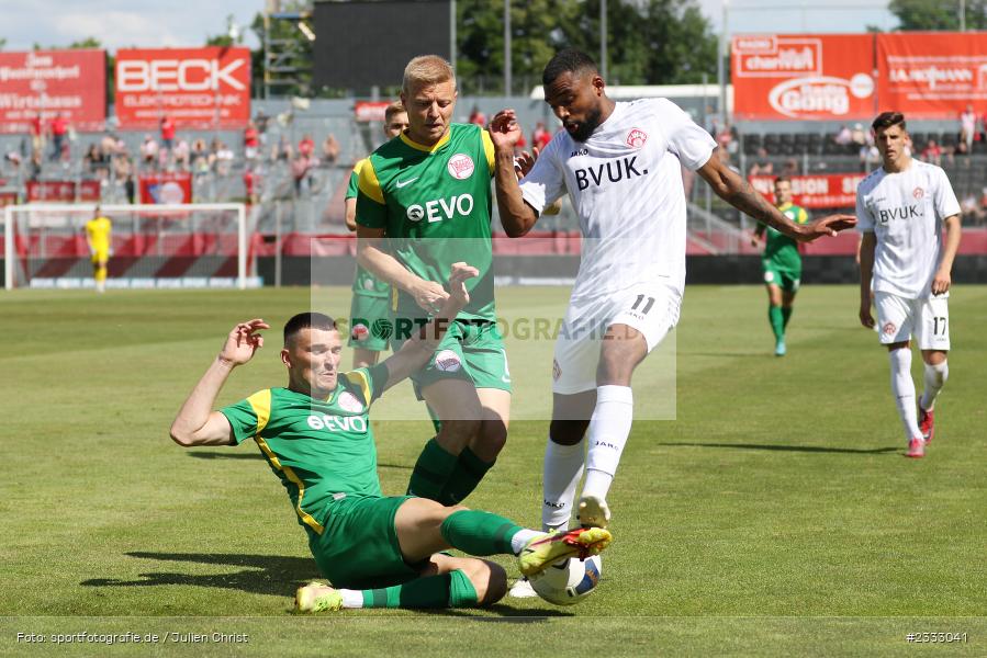 Mateo Andačić, FLYERALARM Arena, Würzburg, 25.06.2022, RLSW, BFV, sport, action, Fussball, Juni 2022, Saison 2022/2023, Regionalliga Südwest, Regionalliga Bayern, Testspiel, Landesfreundschaftsspiele, OFC, FWK, Kickers Offenbach, FC Würzburger Kickers - Bild-ID: 2333041