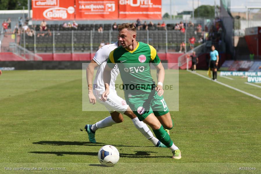 Lucas Hermes, FLYERALARM Arena, Würzburg, 25.06.2022, RLSW, BFV, sport, action, Fussball, Juni 2022, Saison 2022/2023, Regionalliga Südwest, Regionalliga Bayern, Testspiel, Landesfreundschaftsspiele, OFC, FWK, Kickers Offenbach, FC Würzburger Kickers - Bild-ID: 2333046
