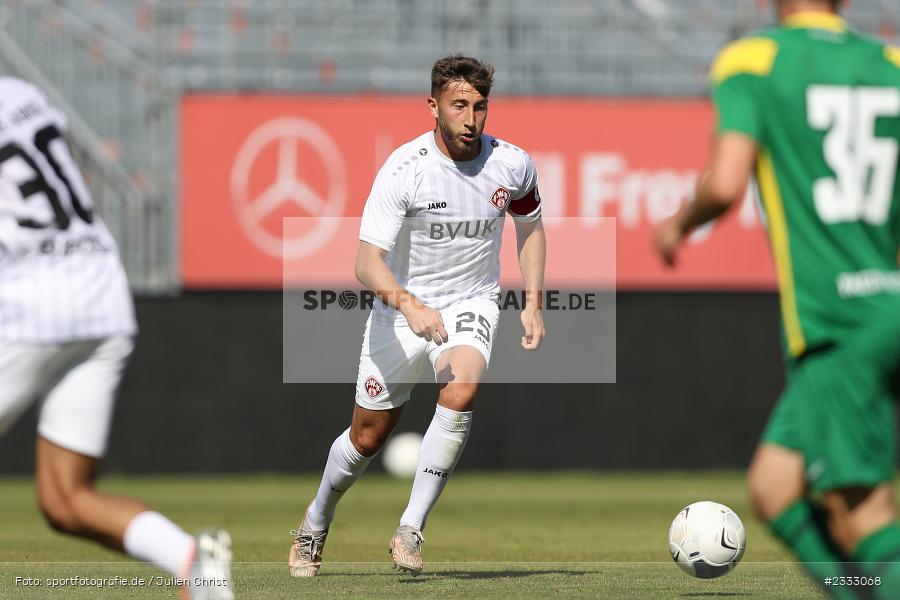 Dominik Meisel, FLYERALARM Arena, Würzburg, 25.06.2022, RLSW, BFV, sport, action, Fussball, Juni 2022, Saison 2022/2023, Regionalliga Südwest, Regionalliga Bayern, Testspiel, Landesfreundschaftsspiele, OFC, FWK, Kickers Offenbach, FC Würzburger Kickers - Bild-ID: 2333068