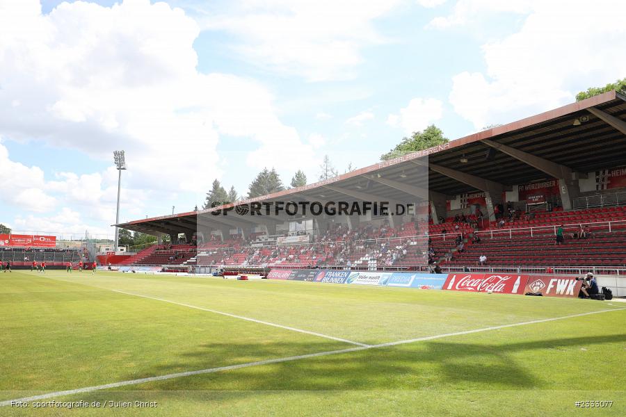 Pitch, Stadion, FLYERALARM Arena, Würzburg, 26.06.2022, RLSW, BFV, sport, action, Fussball, Juni 2022, Saison 2022/2023, Regionalliga Südwest, Regionalliga Bayern, Testspiel, Landesfreundschaftsspiele, OFC, FWK, Kickers Offenbach, FC Würzburger Kickers - Bild-ID: 2333077