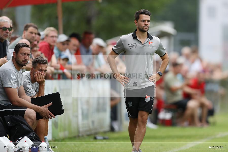 Victor Kleinhenz, Sportgelände, Frammersbach, 26.06.2022, RLB, BFV, sport, action, Fussball, Juni 2022, Saison 2022/2023, Landesliga Nordwest, Regionalliga Bayern, Testspiel, Landesfreundschaftsspiele, TSV, TUS, TSV Aubstadt, TuS Frammersbach - Bild-ID: 2333093 Victor Kleinhenz, Sportgelände, Frammersbach, 26.06.2022, RLB, BFV, sport, action, Fussball, Juni 2022, Saison 2022/2023, Landesliga Nordwest, Regionalliga Bayern, Testspiel, Landesfreundschaftsspiele, TSV, TUS, TSV Aubstadt, TuS Frammersbach - Bild-ID: 2333093