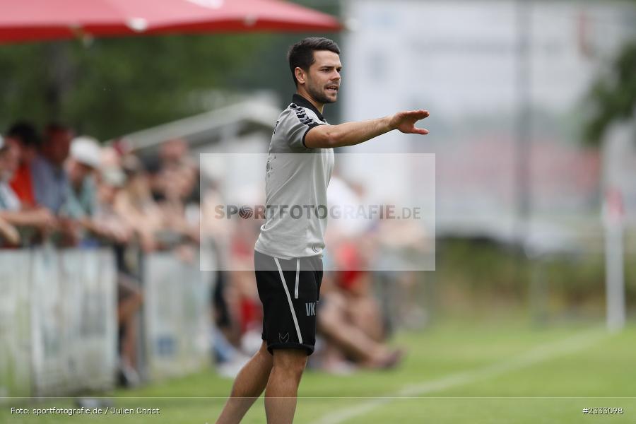 Victor Kleinhenz, Sportgelände, Frammersbach, 26.06.2022, RLB, BFV, sport, action, Fussball, Juni 2022, Saison 2022/2023, Landesliga Nordwest, Regionalliga Bayern, Testspiel, Landesfreundschaftsspiele, TSV, TUS, TSV Aubstadt, TuS Frammersbach - Bild-ID: 2333098