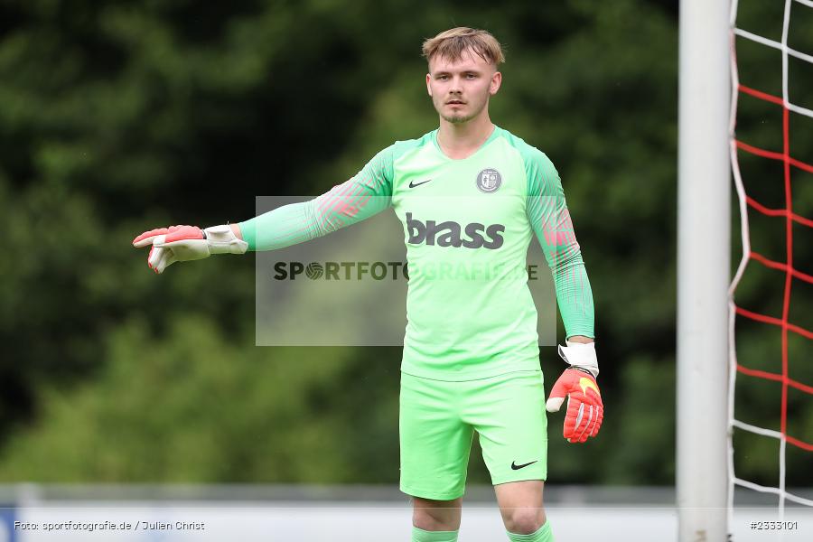 Leon Raven, Sportgelände, Frammersbach, 26.06.2022, RLB, BFV, sport, action, Fussball, Juni 2022, Saison 2022/2023, Landesliga Nordwest, Regionalliga Bayern, Testspiel, Landesfreundschaftsspiele, TSV, TUS, TSV Aubstadt, TuS Frammersbach - Bild-ID: 2333101