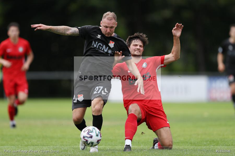 Max Schebak, Sportgelände, Frammersbach, 26.06.2022, RLB, BFV, sport, action, Fussball, Juni 2022, Saison 2022/2023, Landesliga Nordwest, Regionalliga Bayern, Testspiel, Landesfreundschaftsspiele, TSV, TUS, TSV Aubstadt, TuS Frammersbach - Bild-ID: 2333108