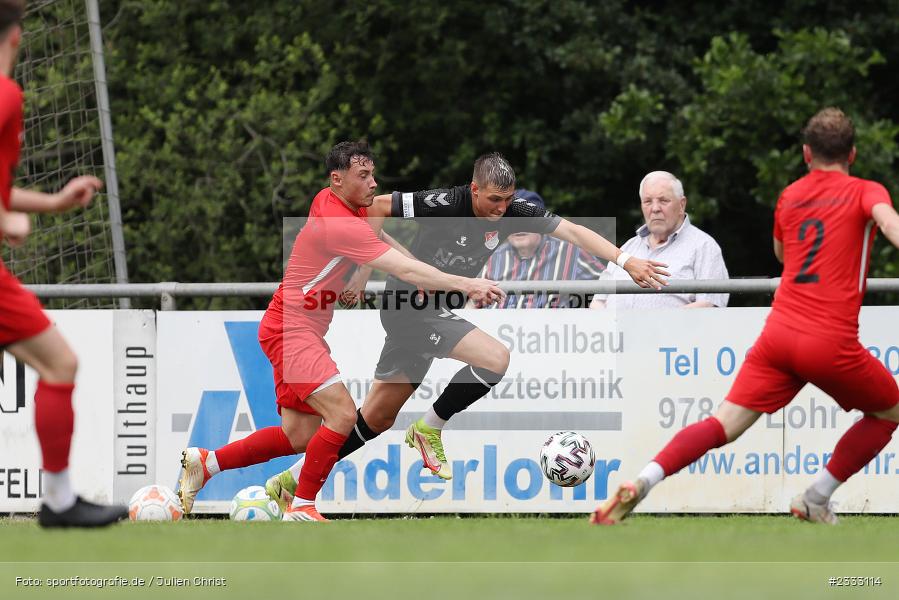 Andre Rumpel, Sportgelände, Frammersbach, 26.06.2022, RLB, BFV, sport, action, Fussball, Juni 2022, Saison 2022/2023, Landesliga Nordwest, Regionalliga Bayern, Testspiel, Landesfreundschaftsspiele, TSV, TUS, TSV Aubstadt, TuS Frammersbach - Bild-ID: 2333114