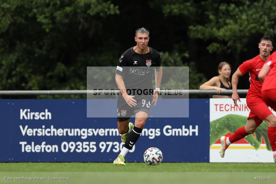 Andre Rumpel, Sportgelände, Frammersbach, 26.06.2022, RLB, BFV, sport, action, Fussball, Juni 2022, Saison 2022/2023, Landesliga Nordwest, Regionalliga Bayern, Testspiel, Landesfreundschaftsspiele, TSV, TUS, TSV Aubstadt, TuS Frammersbach - Bild-ID: 2333115