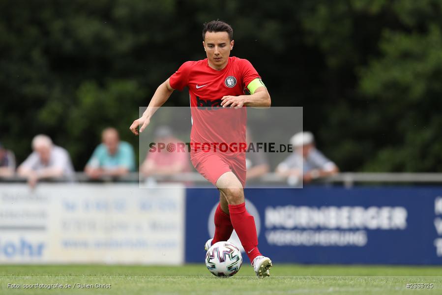 Alexander Beck, Sportgelände, Frammersbach, 26.06.2022, RLB, BFV, sport, action, Fussball, Juni 2022, Saison 2022/2023, Landesliga Nordwest, Regionalliga Bayern, Testspiel, Landesfreundschaftsspiele, TSV, TUS, TSV Aubstadt, TuS Frammersbach - Bild-ID: 2333125