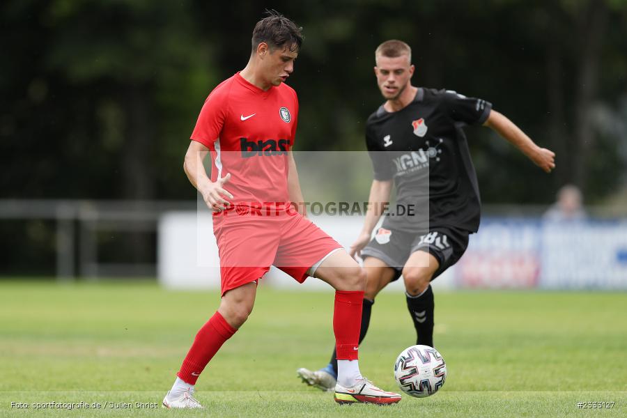 Maurice Matreux, Sportgelände, Frammersbach, 26.06.2022, RLB, BFV, sport, action, Fussball, Juni 2022, Saison 2022/2023, Landesliga Nordwest, Regionalliga Bayern, Testspiel, Landesfreundschaftsspiele, TSV, TUS, TSV Aubstadt, TuS Frammersbach - Bild-ID: 2333127