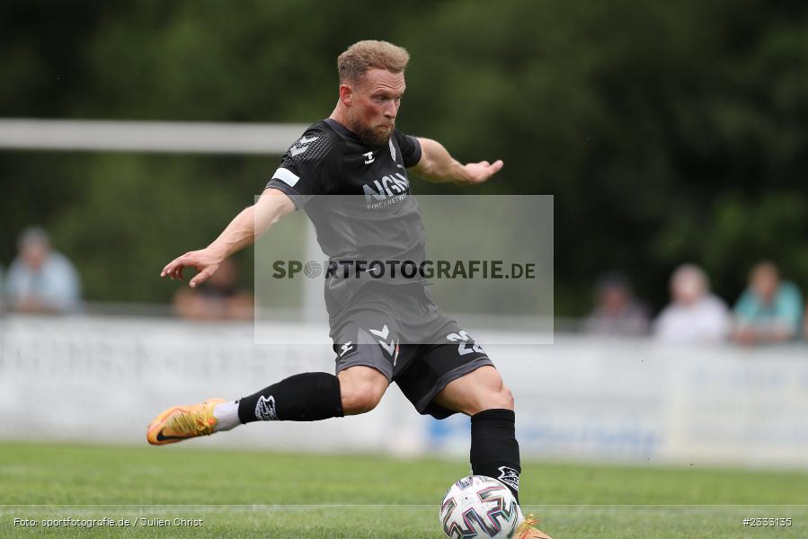 Patrick Hofmann, Sportgelände, Frammersbach, 26.06.2022, RLB, BFV, sport, action, Fussball, Juni 2022, Saison 2022/2023, Landesliga Nordwest, Regionalliga Bayern, Testspiel, Landesfreundschaftsspiele, TSV, TUS, TSV Aubstadt, TuS Frammersbach - Bild-ID: 2333135