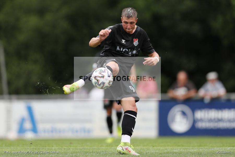 Andre Rumpel, Sportgelände, Frammersbach, 26.06.2022, RLB, BFV, sport, action, Fussball, Juni 2022, Saison 2022/2023, Landesliga Nordwest, Regionalliga Bayern, Testspiel, Landesfreundschaftsspiele, TSV, TUS, TSV Aubstadt, TuS Frammersbach - Bild-ID: 2333141
