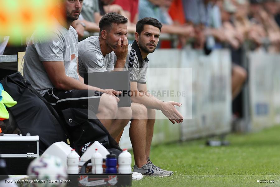 Victor Kleinhenz, Sportgelände, Frammersbach, 26.06.2022, RLB, BFV, sport, action, Fussball, Juni 2022, Saison 2022/2023, Landesliga Nordwest, Regionalliga Bayern, Testspiel, Landesfreundschaftsspiele, TSV, TUS, TSV Aubstadt, TuS Frammersbach - Bild-ID: 2333143 Victor Kleinhenz, Sportgelände, Frammersbach, 26.06.2022, RLB, BFV, sport, action, Fussball, Juni 2022, Saison 2022/2023, Landesliga Nordwest, Regionalliga Bayern, Testspiel, Landesfreundschaftsspiele, TSV, TUS, TSV Aubstadt, TuS Frammersbach - Bild-ID: 2333143
