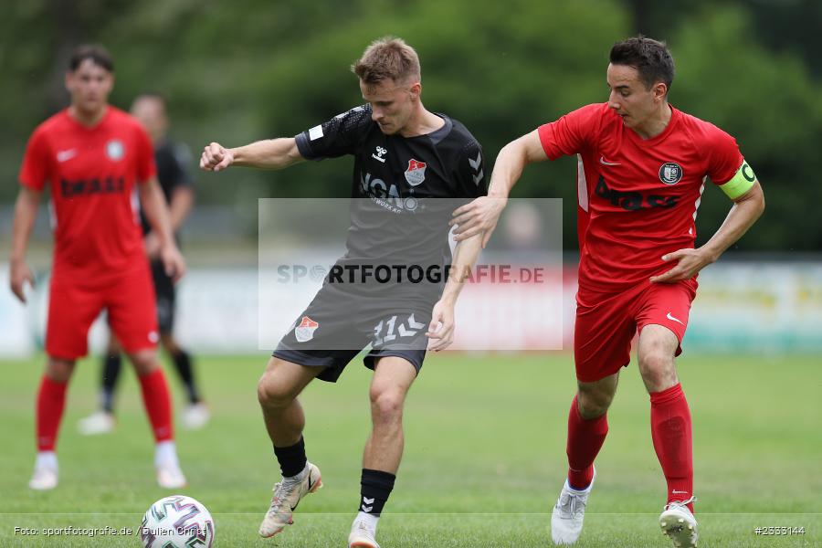 Leonard Langhans, Sportgelände, Frammersbach, 26.06.2022, RLB, BFV, sport, action, Fussball, Juni 2022, Saison 2022/2023, Landesliga Nordwest, Regionalliga Bayern, Testspiel, Landesfreundschaftsspiele, TSV, TUS, TSV Aubstadt, TuS Frammersbach - Bild-ID: 2333144 Leonard Langhans, Sportgelände, Frammersbach, 26.06.2022, RLB, BFV, sport, action, Fussball, Juni 2022, Saison 2022/2023, Landesliga Nordwest, Regionalliga Bayern, Testspiel, Landesfreundschaftsspiele, TSV, TUS, TSV Aubstadt, TuS Frammersbach - Bild-ID: 2333144