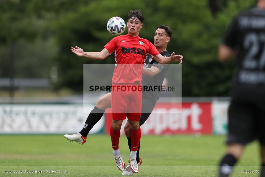 Maurice Matreux, Sportgelände, Frammersbach, 26.06.2022, RLB, BFV, sport, action, Fussball, Juni 2022, Saison 2022/2023, Landesliga Nordwest, Regionalliga Bayern, Testspiel, Landesfreundschaftsspiele, TSV, TUS, TSV Aubstadt, TuS Frammersbach - Bild-ID: 2333146