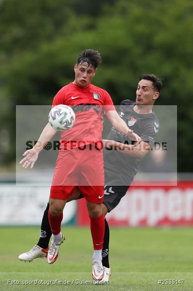 Maurice Matreux, Sportgelände, Frammersbach, 26.06.2022, RLB, BFV, sport, action, Fussball, Juni 2022, Saison 2022/2023, Landesliga Nordwest, Regionalliga Bayern, Testspiel, Landesfreundschaftsspiele, TSV, TUS, TSV Aubstadt, TuS Frammersbach - Bild-ID: 2333147