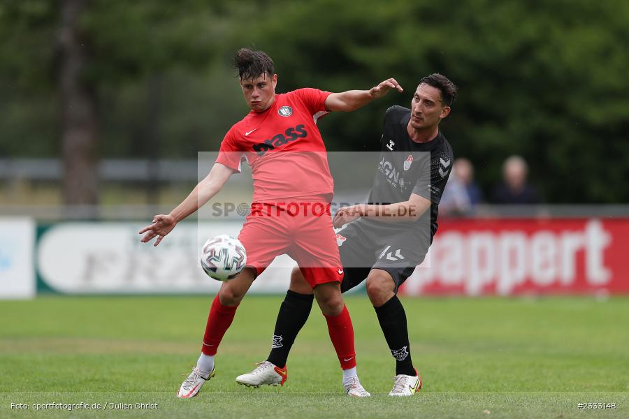 Maurice Matreux, Sportgelände, Frammersbach, 26.06.2022, RLB, BFV, sport, action, Fussball, Juni 2022, Saison 2022/2023, Landesliga Nordwest, Regionalliga Bayern, Testspiel, Landesfreundschaftsspiele, TSV, TUS, TSV Aubstadt, TuS Frammersbach - Bild-ID: 2333148