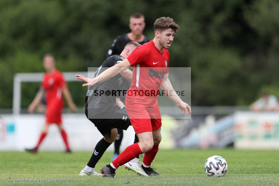 Maximilian Baur, Sportgelände, Frammersbach, 26.06.2022, RLB, BFV, sport, action, Fussball, Juni 2022, Saison 2022/2023, Landesliga Nordwest, Regionalliga Bayern, Testspiel, Landesfreundschaftsspiele, TSV, TUS, TSV Aubstadt, TuS Frammersbach - Bild-ID: 2333166