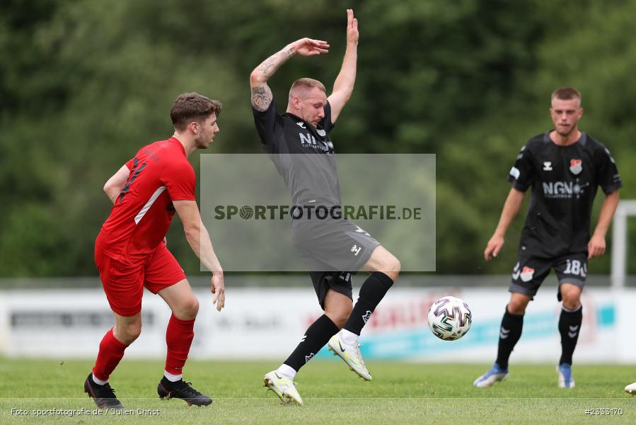 Max Schebak, Sportgelände, Frammersbach, 26.06.2022, RLB, BFV, sport, action, Fussball, Juni 2022, Saison 2022/2023, Landesliga Nordwest, Regionalliga Bayern, Testspiel, Landesfreundschaftsspiele, TSV, TUS, TSV Aubstadt, TuS Frammersbach - Bild-ID: 2333170